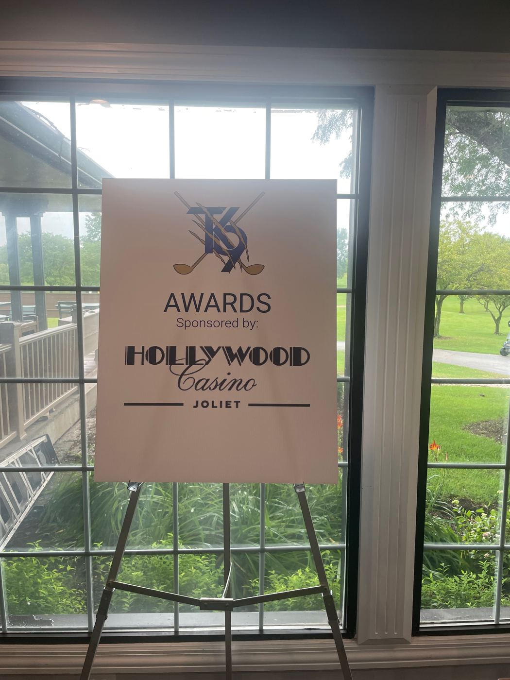 Awards sponsor sign