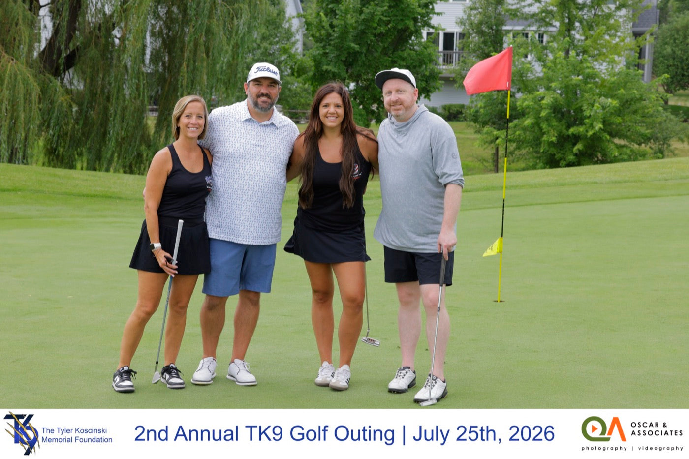 A foursome on the green