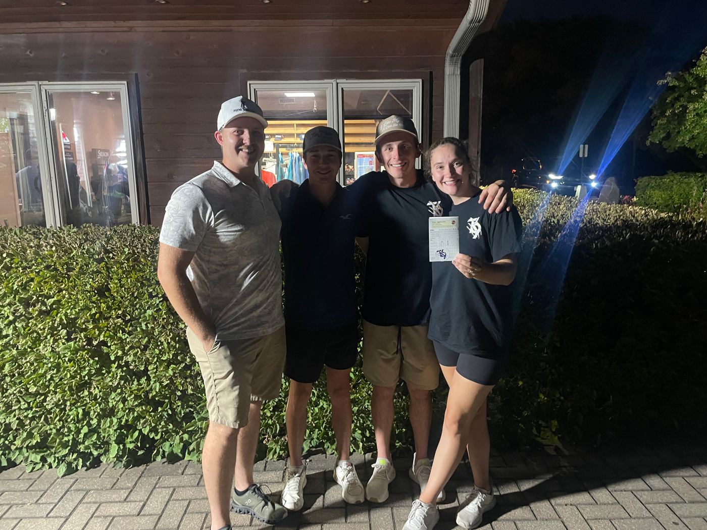 A team at the end of the day